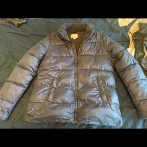Old Navy navy blue men’s puffy coat